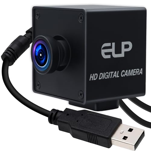 Amazon.co.jp: ELP カメラ 4K Usb ウェブカメラ ミニカメラ 広角 170度